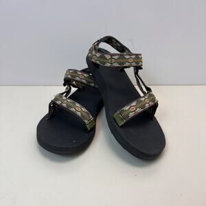TEVA 1003987 Women’s Size 9 Universal Hiking Sandals Aztec Green Ankle Strap